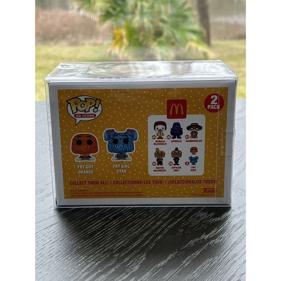 Funko Pop Ad Icons McDonald's Fry Kids 2-Pack, Some Box Damage, w/ Protector - Picture 2 of 7